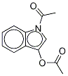 1-Acetyl-3-indoxyl-d4 Acetate Structure