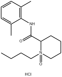 Bupivacaine N-Oxide Hydrochloride Salt, 1796927-05-3, 结构式