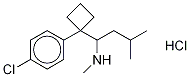 DESMETHYL SIBUTRAMINE-D6, HYDROCHLORIDE Structure