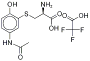3-Cysteinylacetaminophen-D5 (major), Trifluoroacetic Acid Salt Struktur