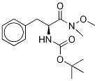 N-Boc-N-methoxy-N-methyl-L-phenyl-d5-alaninamide,1217640-14-6,结构式