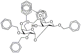 Benzyl 4,6-O-Benzylidene-2-O-(2,3,4,6-tetra-O-benzyl-α-D-galactopyranosyl)-D-galactopyranoside|Benzyl 4,6-O-Benzylidene-2-O-(2,3,4,6-tetra-O-benzyl-α-D-galactopyranosyl)-D-galactopyranoside