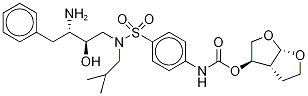 (3R,3aS,6aR)-Hexahydrofuro[2,3-b]furan-3-yl-4-(N-((2R,3S)-3-amino-2-hydroxy-4-phenylbutyl)-N-isobutyl-d9-sulfamoyl)phenylcarbamate(Darunavir-d9 Impurity)|(3R,3aS,6aR)-Hexahydrofuro[2,3-b]furan-3-yl-4-(N-((2R,3S)-3-amino-2-hydroxy-4-phenylbutyl)-N-isobutyl-d9-sulfamoyl)phenylcarbamate(Darunavir-d9 Impurity)
