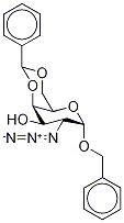 Benzyl 2-Azido-2-deoxy-4,6-benzylidene-α-D-galactopyranoside, , 结构式