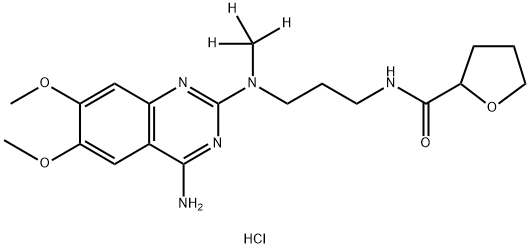 Alfuzosin-d3 Hydrochloride Structure