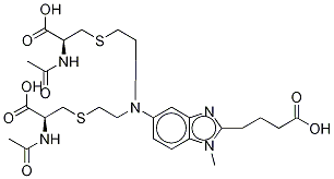 达莫司汀BIS-MERCAPTURIC ACID-D6 结构式