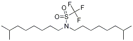 N,N-Bis(7-methyloctanyl)trifluoromethane Sulfonamide Struktur