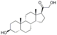 3β,21-Dihydroxy-5α-pregnan-20-one-d4
 Struktur