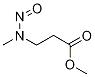 N-Nitroso-N-methyl-3-aminopropionic Acid-d3, Methyl Ester,,结构式