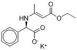 2-[N-(D-Phenylglycine-d5)]crotonic Acid Ethyl Ester Potassium Salt 结构式