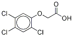 2,4,5-Trichlorophenoxyacetic Acid-13C6,,结构式