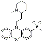 Thioridazine-d3 2-Sulfone Structure