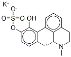 (R)-Apomorphine-10-sulfate Potassium Salt 化学構造式