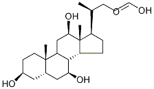 3β-Cholic Acid-d5,,结构式