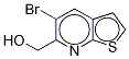 5-BroMothieno[2,3-b]pyridine-6-Methanol Struktur