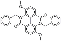 6,6'-Dibenzyloxy-5,5'-diMethoxy-2,2'-diphenic Acid DiMethyl Ester 结构式
