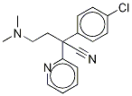 ChlorpheniraMine Nitrile-d6, 1329488-38-1, 结构式