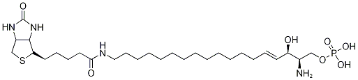 erythro-ω-AMino Sphingosine BiotinaMide Phosphate 化学構造式