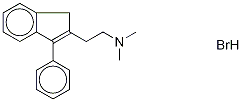 N,N-DiMethyl-3-phenyl-1H-indene-2-ethanaMine-d5 HydrobroMide Structure