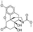 N-Des(cyclopropylMethyl)-N-Methoxycarbonyl-3-O-Methyl 8β-Hydroxy Naltrexone Structure