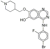 O-DeMethyl Vandetanib-d4 Structure