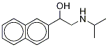 (+/-)-Pronethalol-d6 Structure