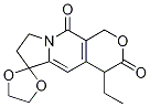 4'-Ethyl-7',8'-dihydro-spiro[1,3-dioxolane-2,6'(3'H)-[1H]pyrano[3,4-f]indolizine]-3',10'(4'H)-dione-d5 Structure