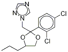 Propiconazole-14C6 化学構造式