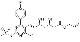 Rosuvastatin Allyl Ester Struktur
