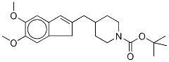 1-Deoxo-1,2-dehydro-N-desbenzyl-N-tert-butyloxycarbonyl Donepezil Struktur