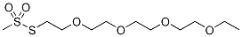 3,6,9,12-Tetraoxatetradecane-1-yl-Methanethiosulfonate Structure