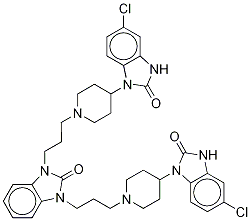 3'-[4-(5-Chloro-2,3-dihydro-2-oxo-1H-benziMidazol-1-yl)-1-piperidinyl]propyl DoMperidine (DoMperidine IMpurity F) Struktur