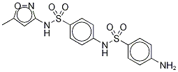 N-(4-AMinobenzenesulfonyl) SulfaMethoxazole-d4 结构式