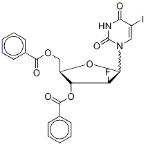 3',5'-Di-O-benzoyl Fialuridine (1:3 α/β Mixture)
(see D417160) Structure