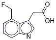 4-(FluoroMethyl)indole-3-acetic Acid 化学構造式