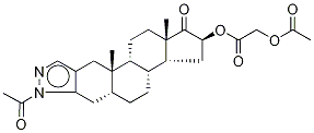 (5α,16β)-N-Acetyl-16-[2-(acetyloxy)acetyloxy)-2'H-androst-2-eno[3,2-c]pyrazol-17-one