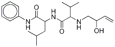 (R,S)-N-1-(2-hydroxy-3-butenyl)-L-val-L-leu phenylaMide, , 结构式