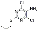 4,6-Dichloro-2-(propylthio)pyrimidin-5-amine-d7,,结构式