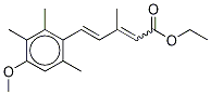 Ethyl-5-(4-methoxy-d3-2,3,6-trimethylphenyl)-3-methyl-2,4-pentadienoate
(cis/trans Mixture) Structure