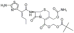 头孢卡品酯-D9, , 结构式