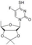 5'-DEOXY-2',3'-O-ISOPROPYLIDENE-4-THIO-5-FLUOROCYTIDINE-13C,15N2 Struktur