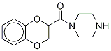 1-(1,4-Benzodioxan-2-ylcarbonyl)piperazine-D8 Struktur