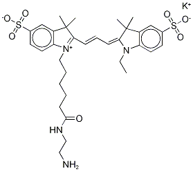 Cyanine 3 Monofunctional Hexanoic Acid Dye Ethylenediamine Amide Potassium Salt