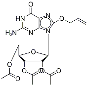 Tri-O-acetyl-8-(allyloxy)guanosine Struktur