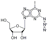 2-Azido-6-iodoadenosine Structure