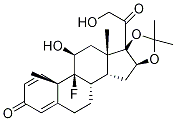 Triamcinolone-13C3 Acetonide Struktur