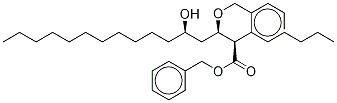 Benzyl (2R,3S,5S)-2-Hexyl-3-benzyloxy-5-hydroxyhexadecanoate,1217772-74-1,结构式