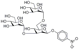 4-Nitrophenyl 3,6-di-O-(α-D-mannopyranosyl)-β-D-mannopyranoside 结构式