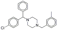 氯苯甲嗪D8盐酸盐 结构式