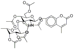 4-Methylumbelliferyl 2-Acetamido-2-deoxy-3-O-(α-L-fucopyranosyl)-β-D-glucopyranoside Pentaacetate|
